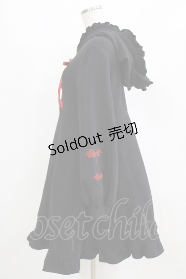 画像2: To Alice / フードカットワンピース S ブラック H-26-02-18-020-LO-OP-NS-ZH (2)