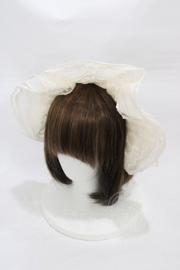 画像1: Angelic Pretty / Fantasicブリム付カチューシャ  アイボリー H-26-02-19-1001-AP-AC-NS-ZH (1)