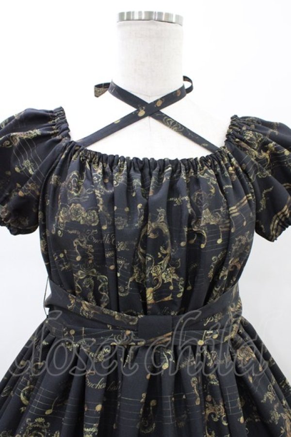 画像4: Enchantlic Enchantilly / アンティークエレガンスピアノワンピース Free ブラック/ワイン H-26-02-19-1035-LO-OP-NS-ZH (4)