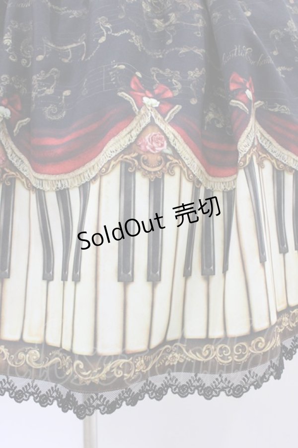 画像5: Enchantlic Enchantilly / アンティークエレガンスピアノワンピース Free ブラック/ワイン H-26-02-19-1035-LO-OP-NS-ZH (5)