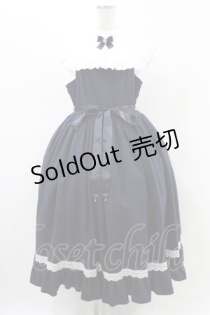 画像: metamorphose / 【プラスサイズ】Priere〜星に祈りを〜ミディアムジャンパースカート プラスサイズ ネイビー H-26-02-19-1036-ME-OP-NS-ZH