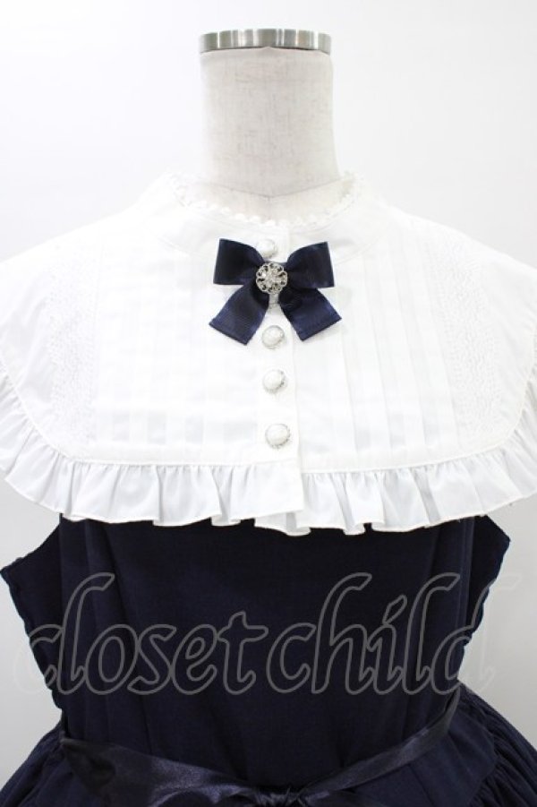 画像4: metamorphose / 【プラスサイズ】Priere〜星に祈りを〜ミディアムジャンパースカート プラスサイズ ネイビー H-26-02-19-1036-ME-OP-NS-ZH (4)