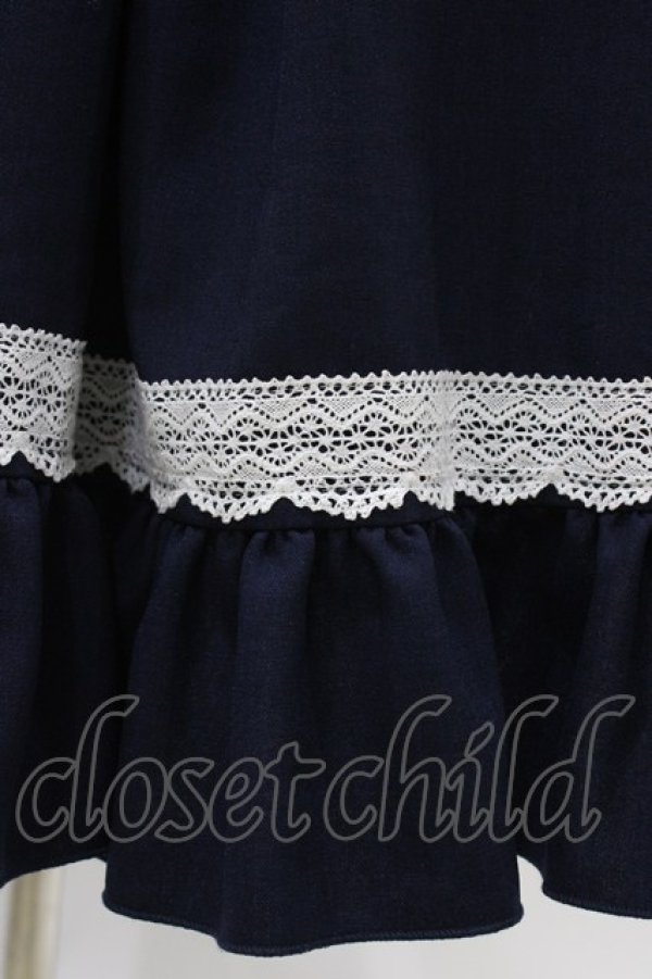 画像5: metamorphose / 【プラスサイズ】Priere〜星に祈りを〜ミディアムジャンパースカート プラスサイズ ネイビー H-26-02-19-1036-ME-OP-NS-ZH (5)