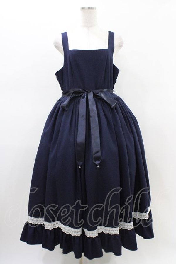 画像6: metamorphose / 【プラスサイズ】Priere〜星に祈りを〜ミディアムジャンパースカート プラスサイズ ネイビー H-26-02-19-1036-ME-OP-NS-ZH (6)