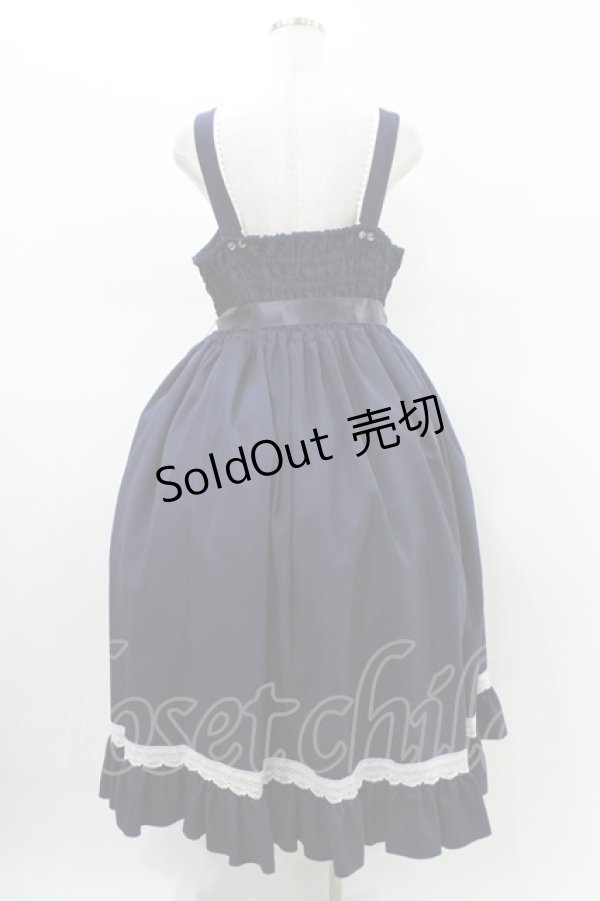 画像7: metamorphose / 【プラスサイズ】Priere〜星に祈りを〜ミディアムジャンパースカート プラスサイズ ネイビー H-26-02-19-1036-ME-OP-NS-ZH (7)