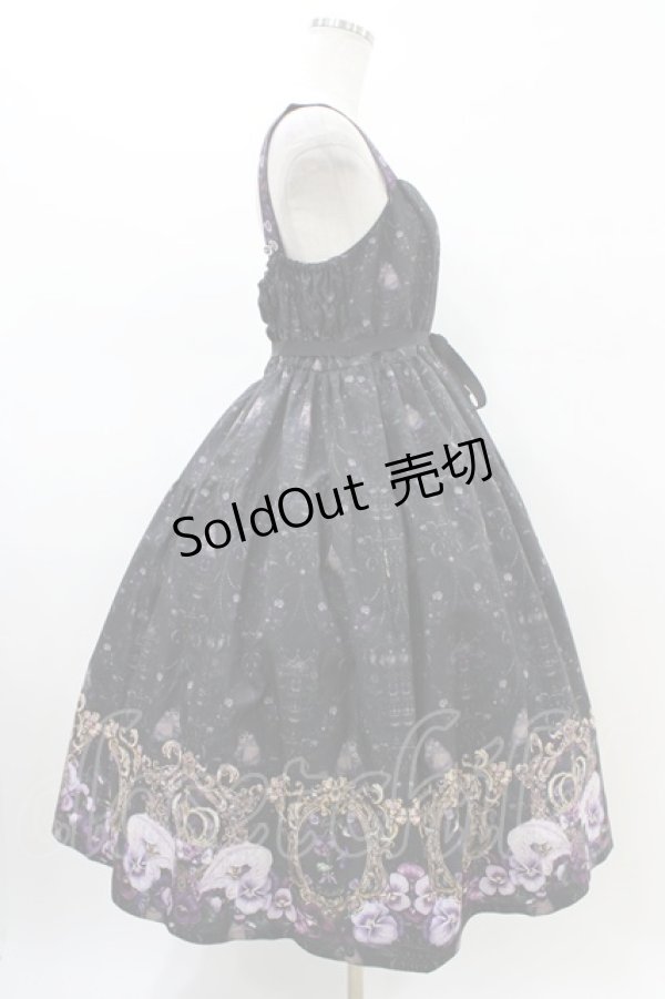 画像3: Enchantlic Enchantilly / すみれ姫の王冠 ティアードジャンパースカート Free ブラック H-26-02-19-1037-LO-OP-NS-ZH (3)