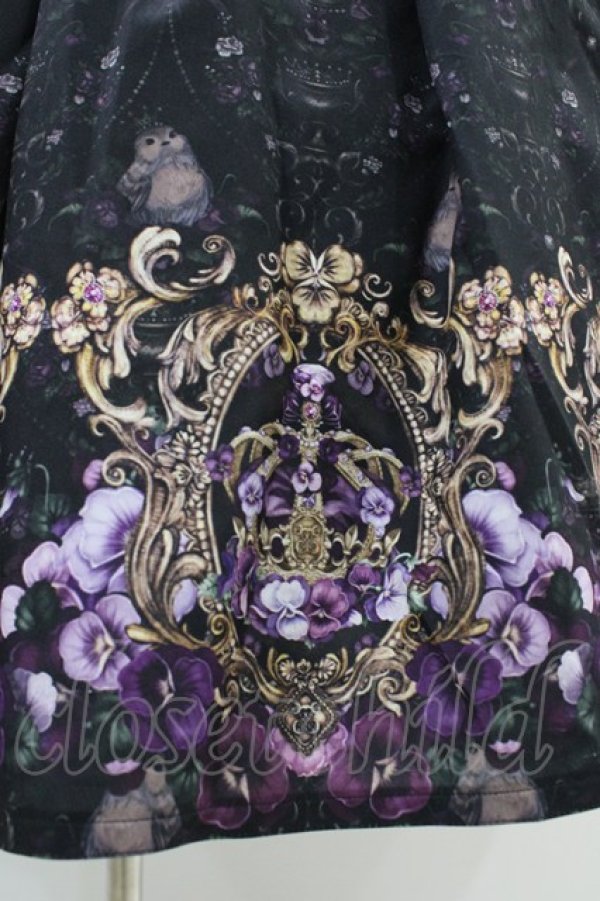 画像5: Enchantlic Enchantilly / すみれ姫の王冠 ティアードジャンパースカート Free ブラック H-26-02-19-1037-LO-OP-NS-ZH (5)