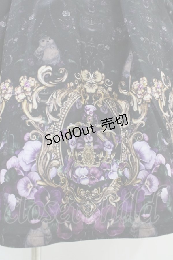 画像5: Enchantlic Enchantilly / すみれ姫の王冠 ティアードジャンパースカート Free ブラック H-26-02-19-1037-LO-OP-NS-ZH (5)