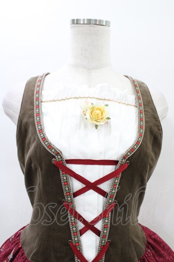 画像4: ALICE and the PIRATES / Le Petit Chaperon rouge〜黒い森の乙女〜柄ジャンパースカートI Free レッド H-26-02-19-1039-PA-OP-NS-ZH (4)