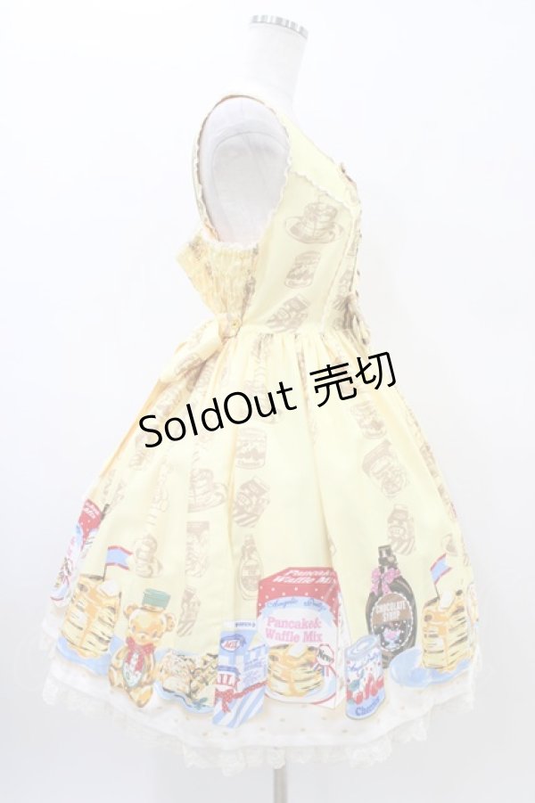 画像3: Angelic Pretty / Honey Cakeラウンドジャンパースカート Free イエロー H-26-02-19-1040-AP-OP-NS-ZH (3)