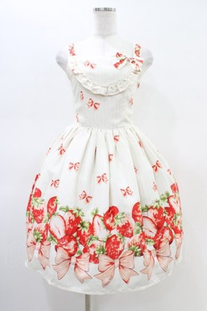 画像: Innocent World / カスティーユジャンパースカート Free 生成り H-26-02-19-1041-IW-OP-NS-ZH