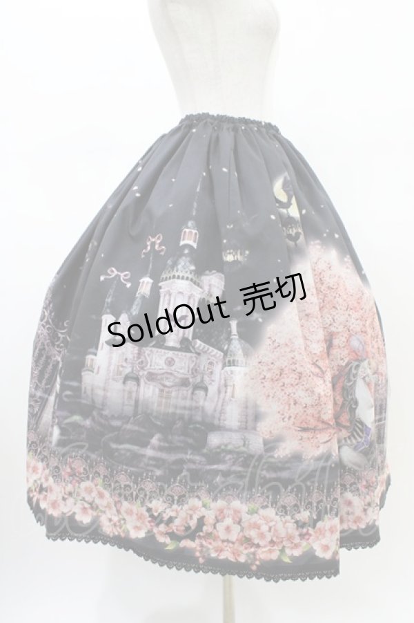 画像3: Enchantlic Enchantilly / 幻影桜城〜夢幻の一角獣〜スカート M ブラック H-26-02-19-1043-LO-SK-NS-ZH (3)