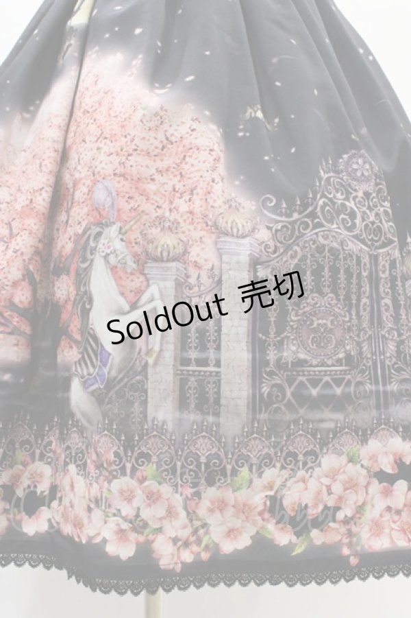 画像4: Enchantlic Enchantilly / 幻影桜城〜夢幻の一角獣〜スカート M ブラック H-26-02-19-1043-LO-SK-NS-ZH (4)