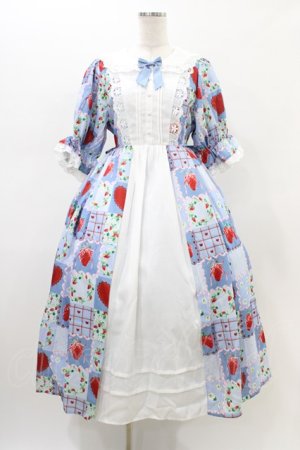 画像: axes femme kawaii / ハピネスベリーワンピース M サックス H-26-02-19-1045-AX-OP-NS-ZH