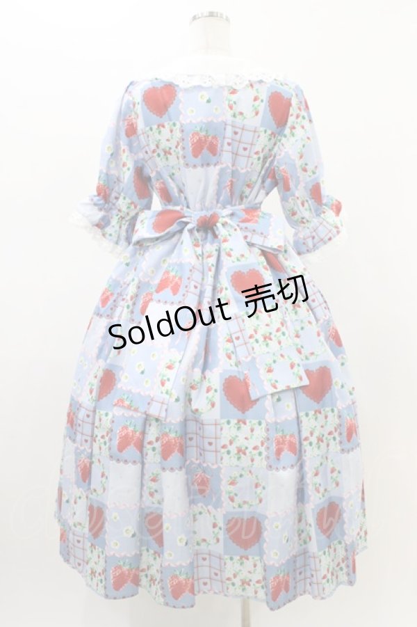 画像2: axes femme kawaii / ハピネスベリーワンピース M サックス H-26-02-19-1045-AX-OP-NS-ZH (2)