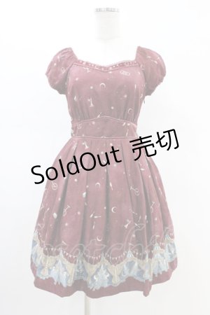 画像: Secret Honey / サーカスプリントワンピース Free ワイン H-26-02-19-1046-CA-OP-NS-ZH