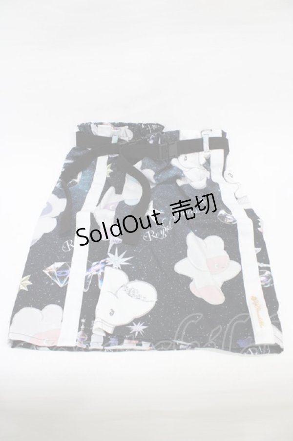 画像1: Royal Princess Alice / スペイシープリンセス beco+81コラボ レッグカバー 長さ47cm/ゴム部分30~54cm ブラック H-26-02-19-1007-LO-ZA-NS-ZH (1)