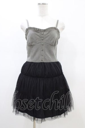 画像: LODISPOTTO / チュール切替ワンピース M ブラック H-26-02-19-1051-LO-OP-NS-ZH