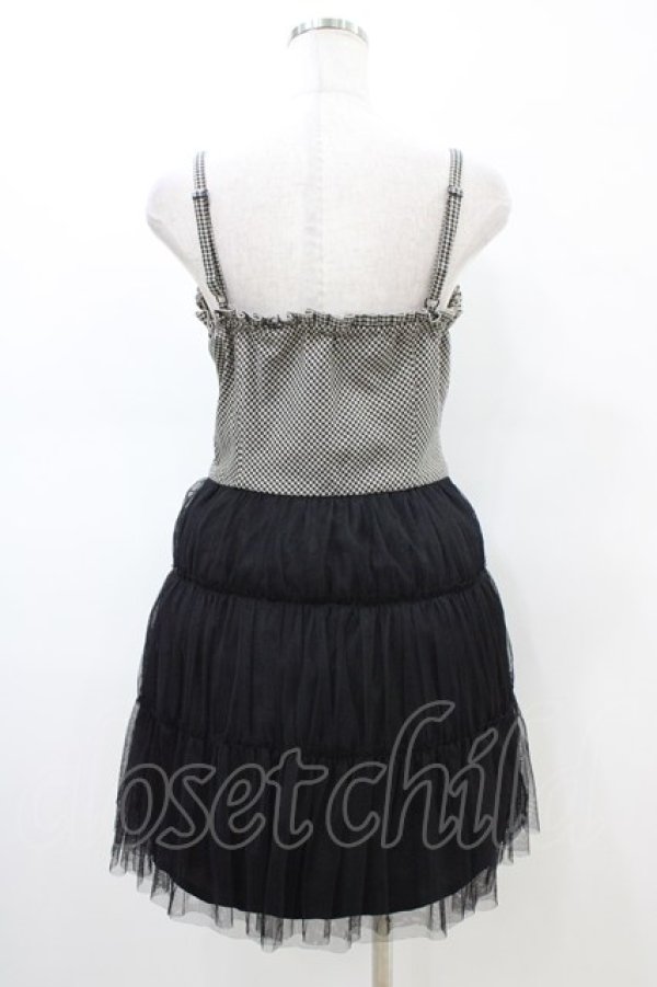 画像2: LODISPOTTO / チュール切替ワンピース M ブラック H-26-02-19-1051-LO-OP-NS-ZH (2)