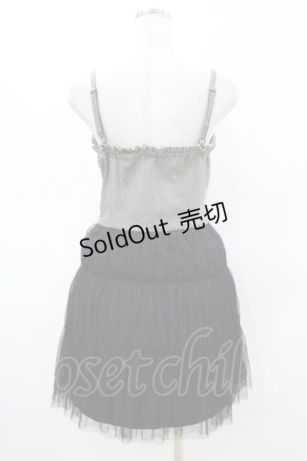 画像2: LODISPOTTO / チュール切替ワンピース M ブラック H-26-02-19-1051-LO-OP-NS-ZH (2)