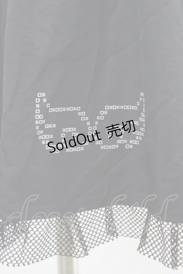 画像3: Pal elfy / フリルメッシュエプロン Free ブラック H-26-02-19-1055-0-SK-NS-ZH (3)