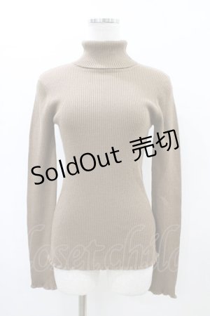 画像: LIZ LISA / タートルネックニット Free ブラウン H-26-02-19-1057-LO-TO-NS-ZH