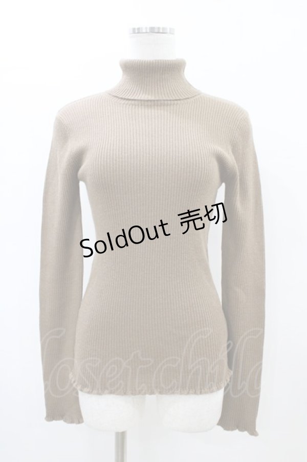 画像1: LIZ LISA / タートルネックニット Free ブラウン H-26-02-19-1057-LO-TO-NS-ZH (1)