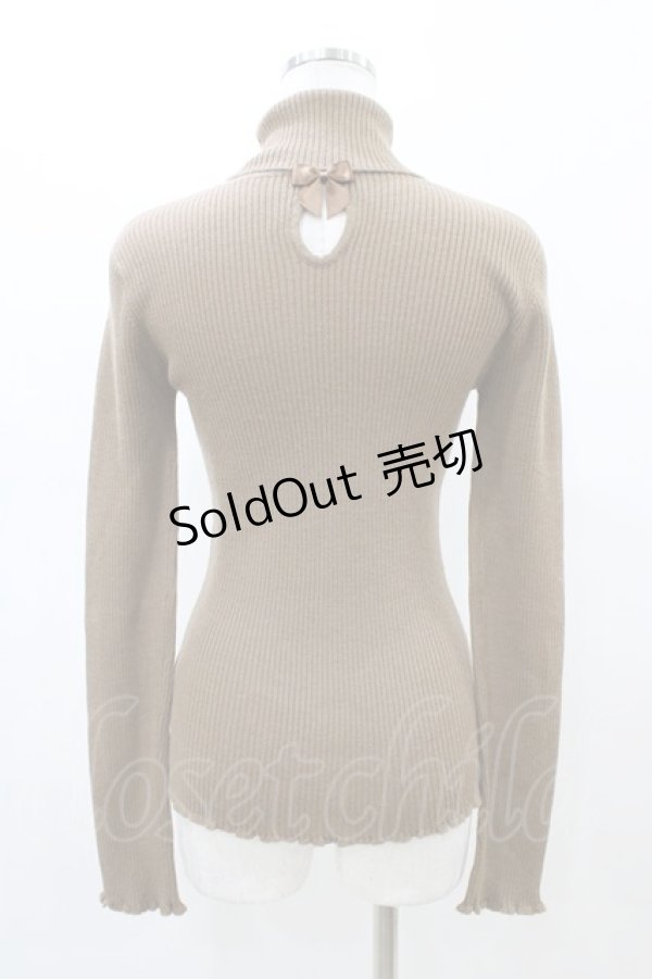 画像2: LIZ LISA / タートルネックニット Free ブラウン H-26-02-19-1057-LO-TO-NS-ZH (2)