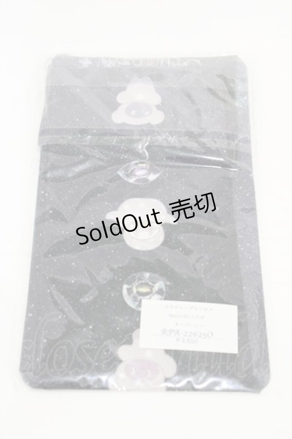 画像2: Royal Princess Alice / スペイシープリンセス beco+81コラボ オーバーニー  ブラック H-26-02-19-1008-LO-ZA-NS-ZH (2)