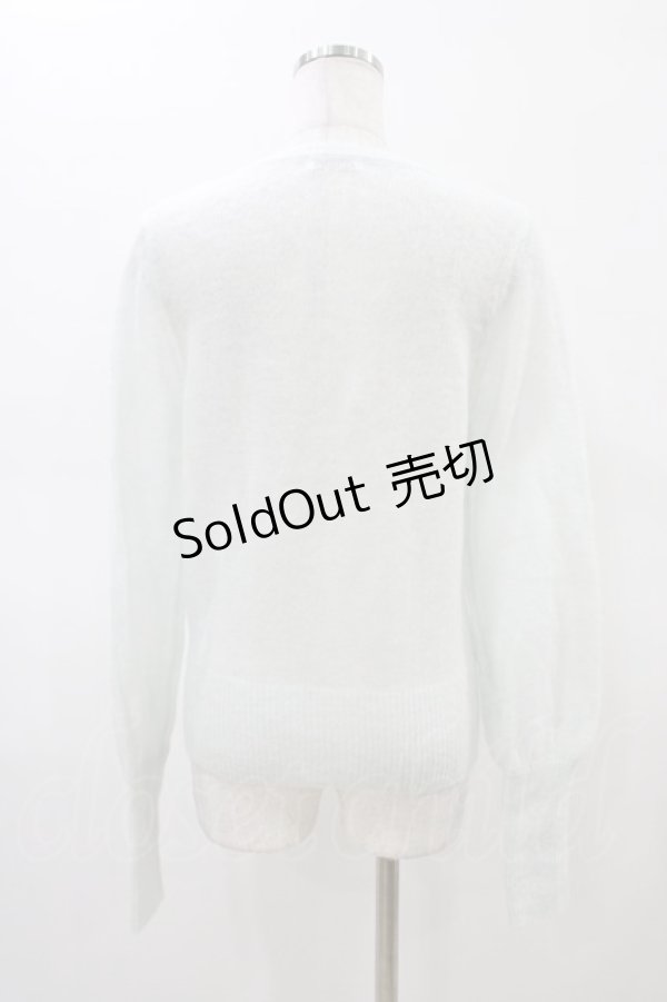 画像2: E hyphen world gallery / ポンポンニット Free ブルー H-26-02-19-1059-LO-TO-NS-ZH (2)