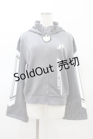 画像: Pal elfy / フレア袖ジャージ Free グレー H-26-02-19-1063-0-TO-NS-ZH