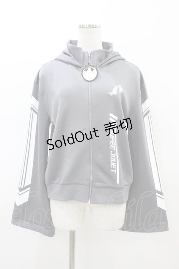 画像1: Pal elfy / フレア袖ジャージ Free グレー H-26-02-19-1063-0-TO-NS-ZH (1)