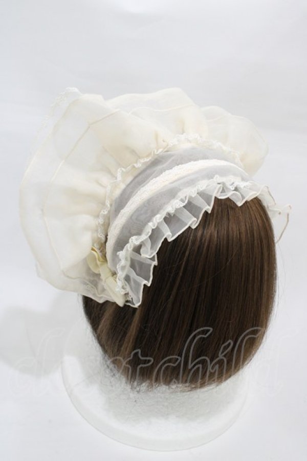 画像2: Angelic Pretty / Fantasicブリム付カチューシャ  アイボリー H-26-02-19-1001-AP-AC-NS-ZH (2)