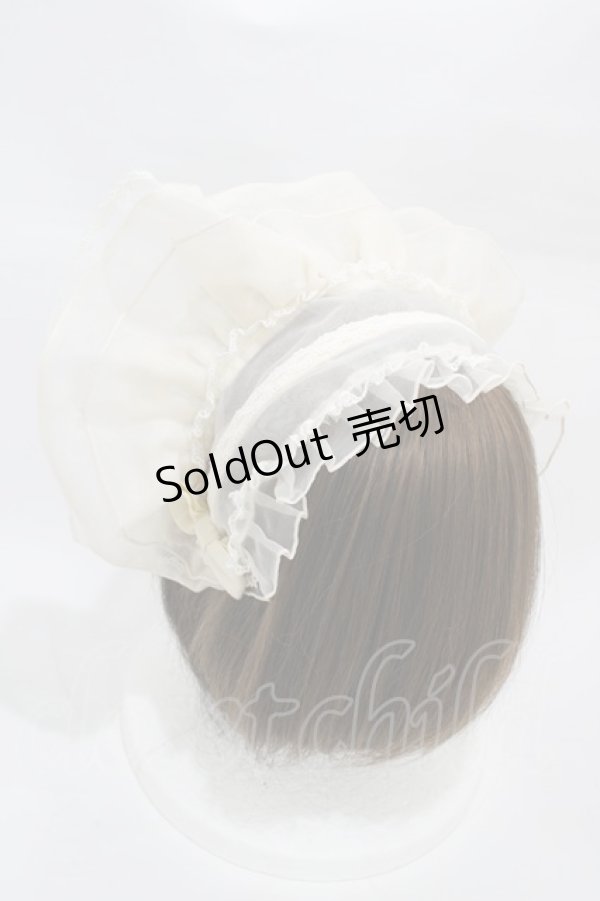 画像2: Angelic Pretty / Fantasicブリム付カチューシャ  アイボリー H-26-02-19-1001-AP-AC-NS-ZH (2)