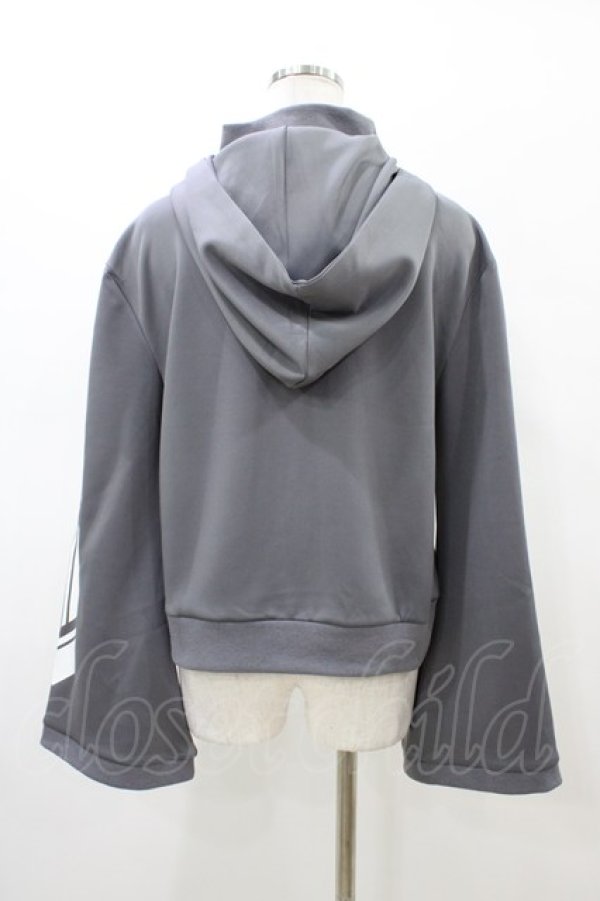 画像2: Pal elfy / フレア袖ジャージ Free グレー H-26-02-19-1063-0-TO-NS-ZH (2)