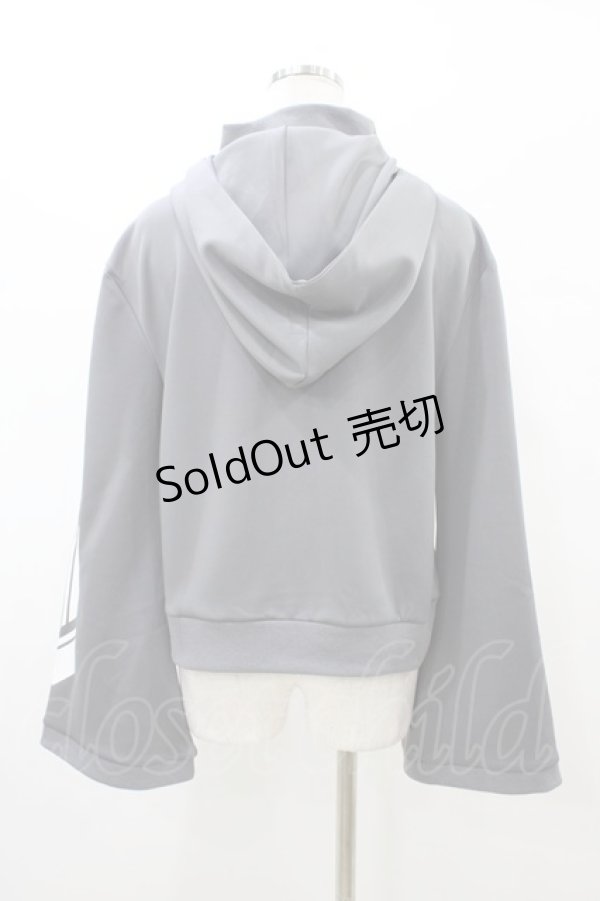 画像2: Pal elfy / フレア袖ジャージ Free グレー H-26-02-19-1063-0-TO-NS-ZH (2)