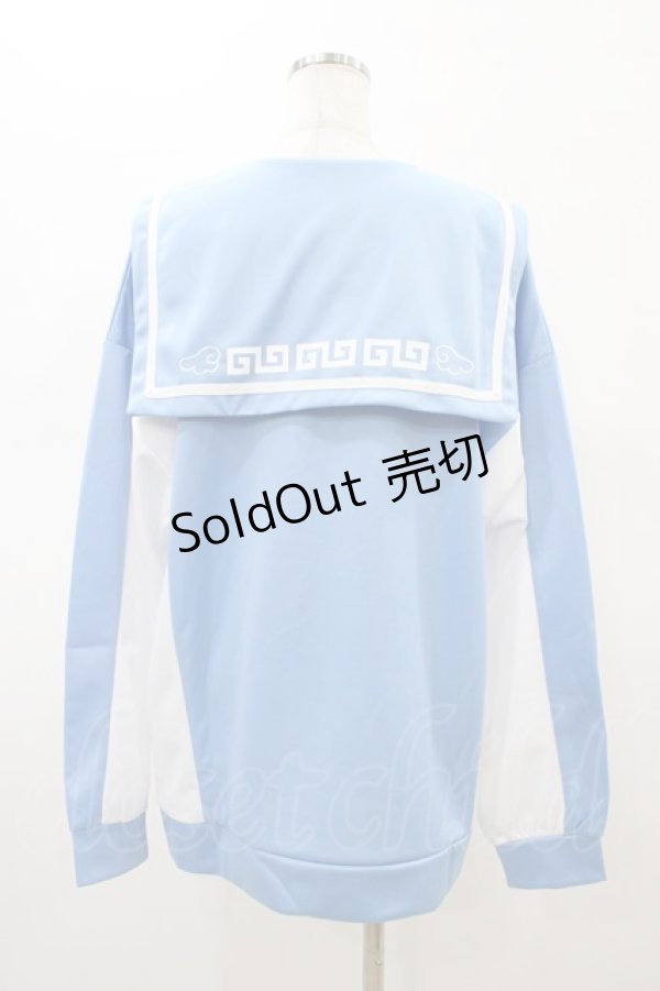 画像2: FLC / プルオーバー(ぬた。) L サックス H-26-02-19-1064-LO-TO-NS-ZH (2)