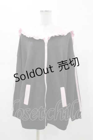 画像: Ank Rouge / ジャージセーラーパーカー M ブラック H-26-02-19-1065-CA-TO-NS-ZH