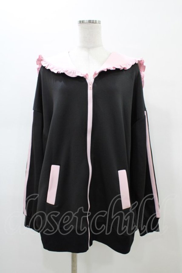 画像1: Ank Rouge / ジャージセーラーパーカー M ブラック H-26-02-19-1065-CA-TO-NS-ZH (1)