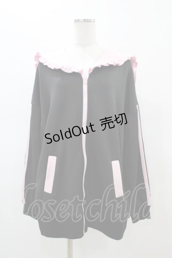 画像1: Ank Rouge / ジャージセーラーパーカー M ブラック H-26-02-19-1065-CA-TO-NS-ZH (1)