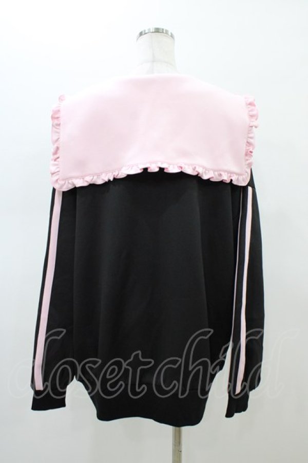 画像2: Ank Rouge / ジャージセーラーパーカー M ブラック H-26-02-19-1065-CA-TO-NS-ZH (2)