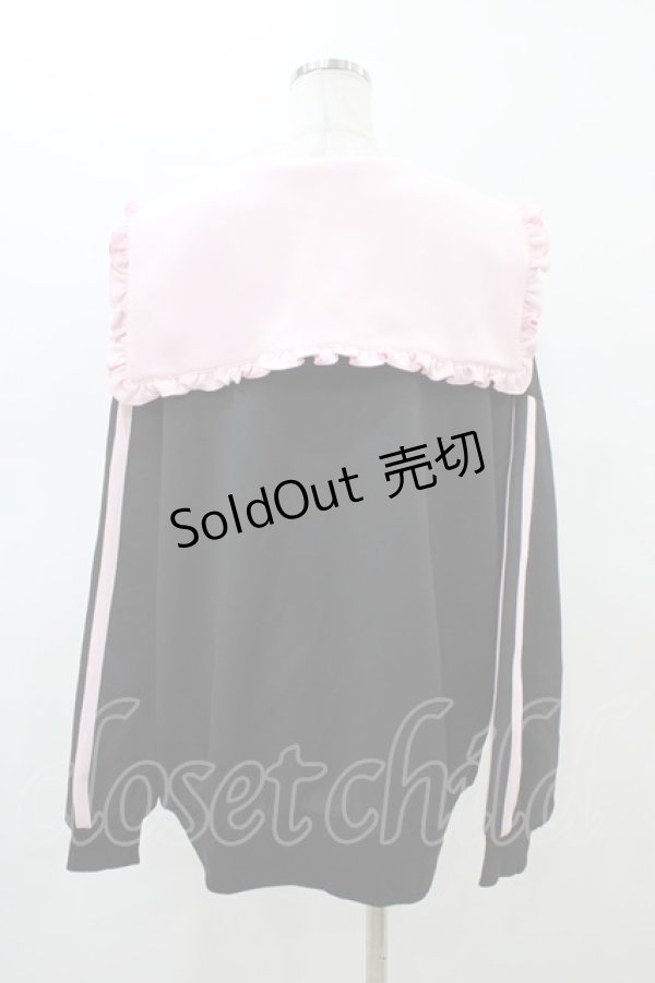 画像2: Ank Rouge / ジャージセーラーパーカー M ブラック H-26-02-19-1065-CA-TO-NS-ZH (2)