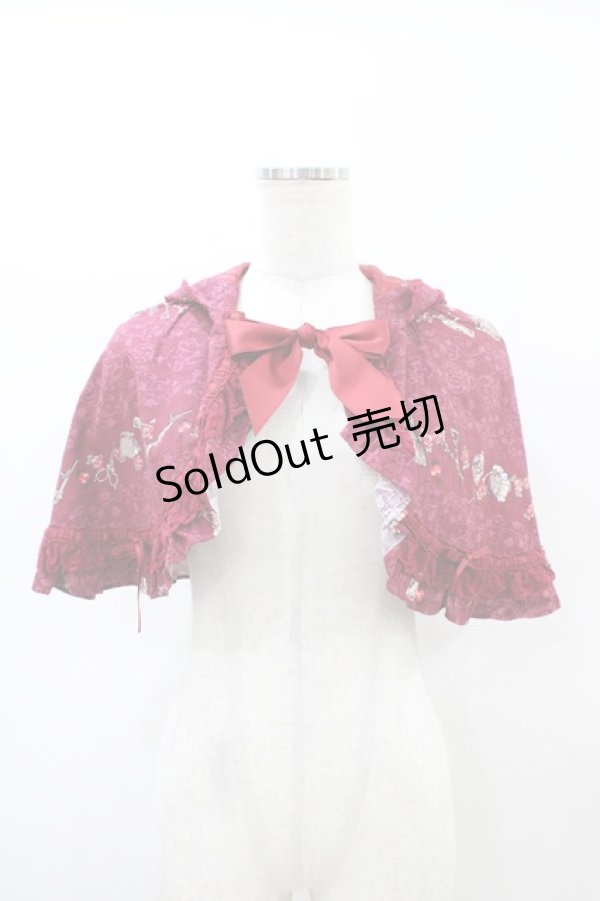 画像1: ALICE and the PIRATES / Le Petit Chaperon rouge〜黒い森の乙女〜柄ケープ Free レッド H-26-02-19-1066-PA-JA-NS-ZH (1)