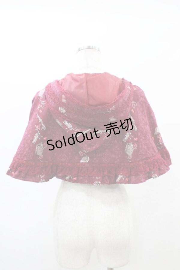 画像2: ALICE and the PIRATES / Le Petit Chaperon rouge〜黒い森の乙女〜柄ケープ Free レッド H-26-02-19-1066-PA-JA-NS-ZH (2)