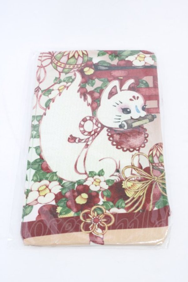 画像1: Royal Princess Alice / お狐様タイツ/絢爛白狐  オフ H-26-02-19-1010-LO-ZA-NS-ZH (1)