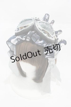 画像: Royal Princess Alice / スペイシープリンセス beco+81コラボ ゴーグル付きヘッドドレス  ブラック H-26-02-19-1002-LO-AC-NS-ZH