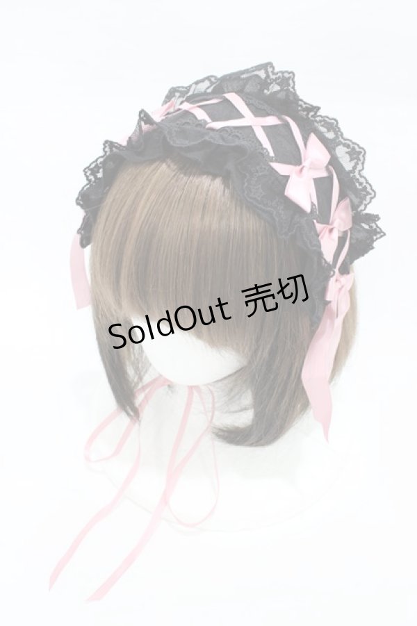 画像4: Eieyomi（海外ロリータブランド） / ジャガードワンピースセット M ブラック/ピンク H-26-02-19-1028-0-OP-NS-ZH (4)