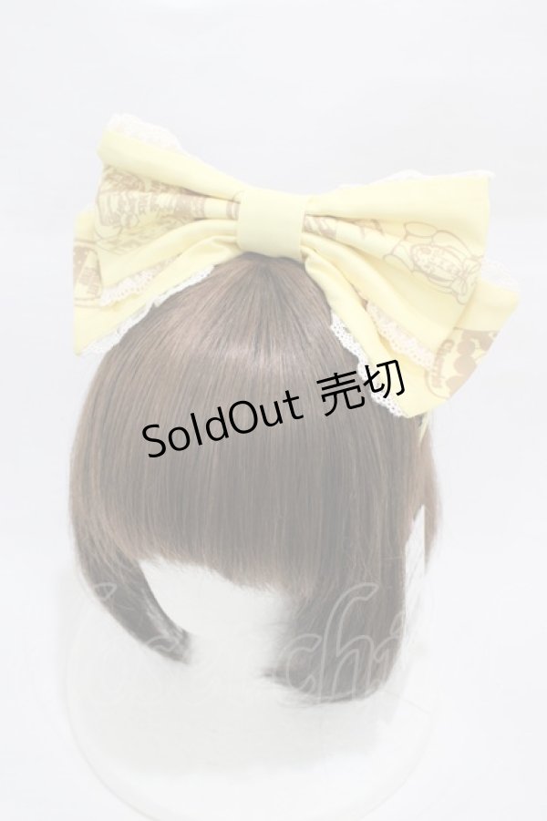 画像1: Angelic Pretty / Honey Cakeカチューシャ  イエロー H-26-02-19-1003-AP-AC-NS-ZH (1)