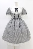 画像1: Angelic Pretty / Fancy Stripeワンピース Free ブラック H-26-02-19-1029-AP-OP-NS-ZH (1)