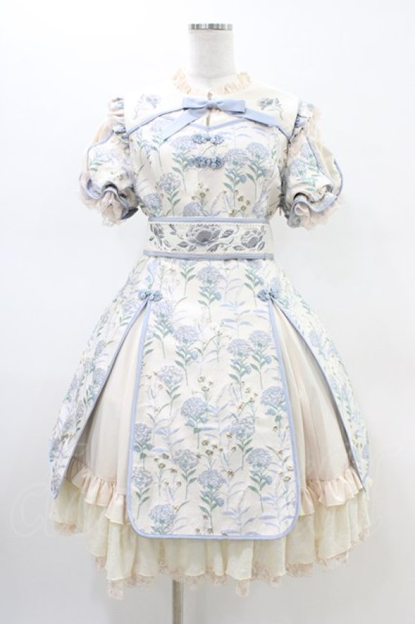 画像1: Hoshibako Works / 彩花磁 ショートワンピース L サックス H-26-02-19-1030-LO-OP-NS-ZH (1)